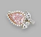 Кольцо с бриллиантом 2,15 ct Fancy Light Pink / IF